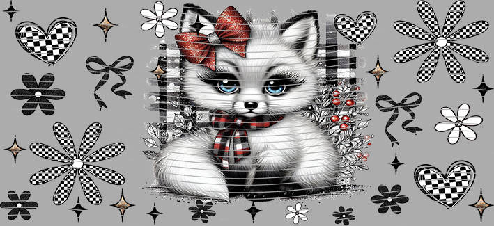 16oz Distressed Checkered-DC-105